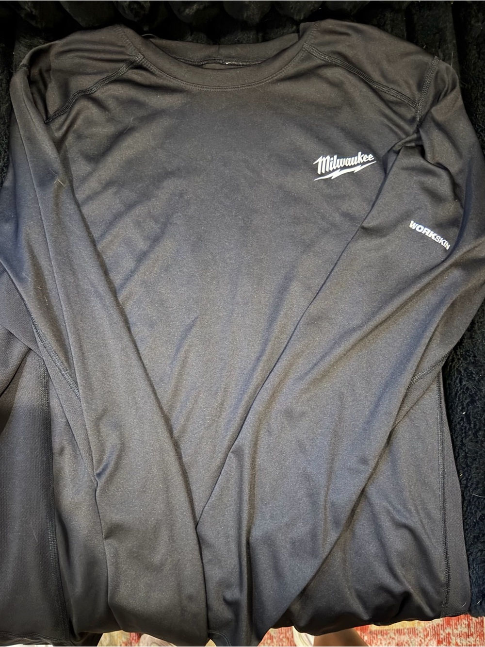 Milwaukee Men's Black Long-Sleeve Performance Tee